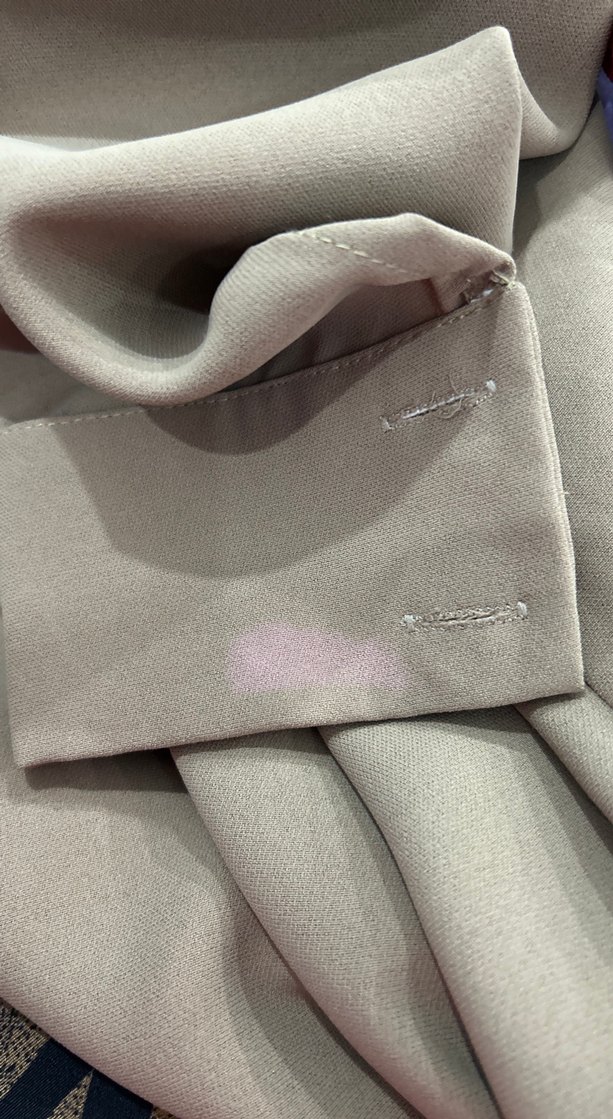 Bej Uzun Kollu Drapeli Uzun Elbise - Görsel 5