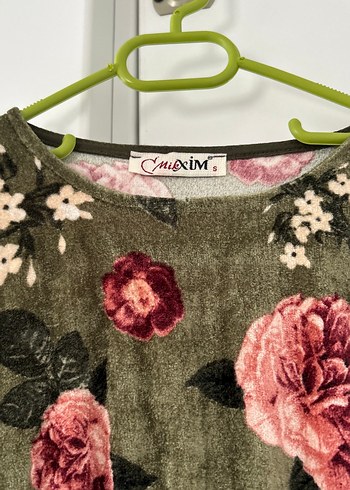 Çiçek Desenli Uzun Kollu Midi boy Bohem Elbise - Görsel 2