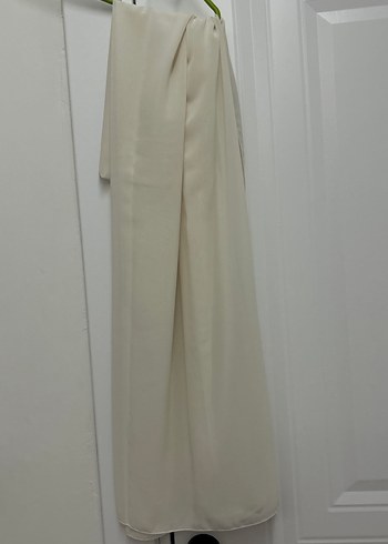 Ekru Şifon şal - Görsel 4