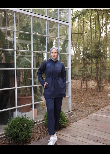 Gri Uzun Belden Bağlamalı takım - Görsel 2