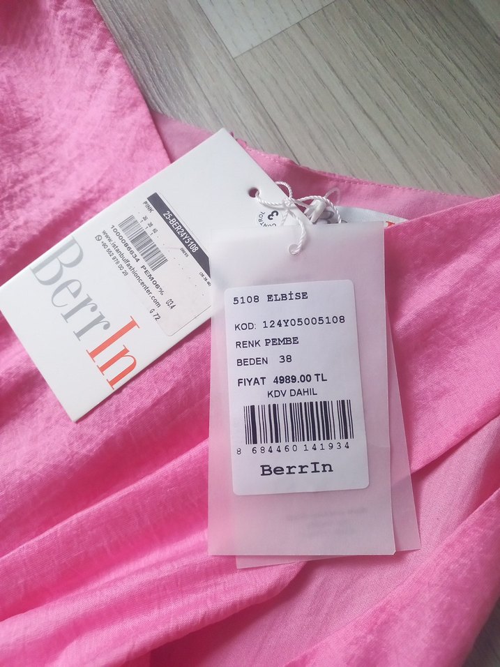 Keten elbise - Görsel 2