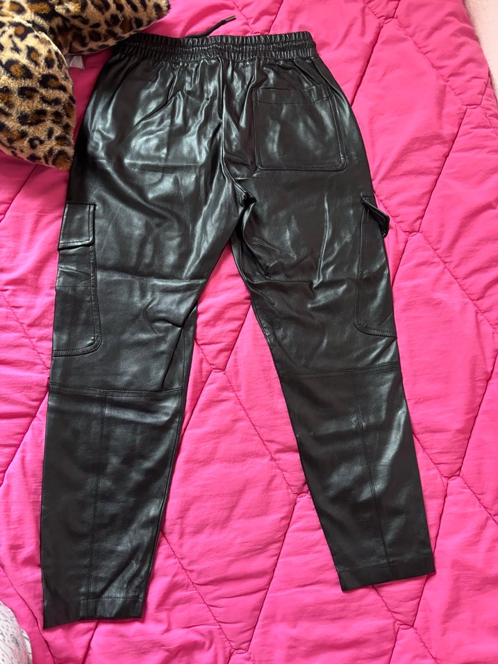 Zara Jogger Deri pantolon - Görsel 2