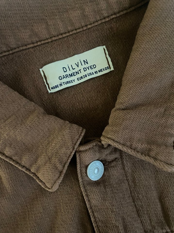 Düğmeli Kahverengi Kadın Ceket - Görsel 2