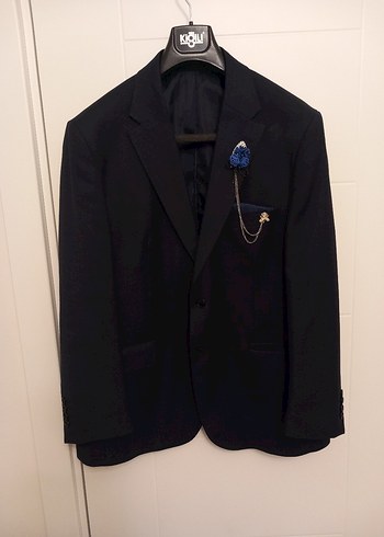 Düz Lacivert Erkek Takım Ceketi - Görsel 2