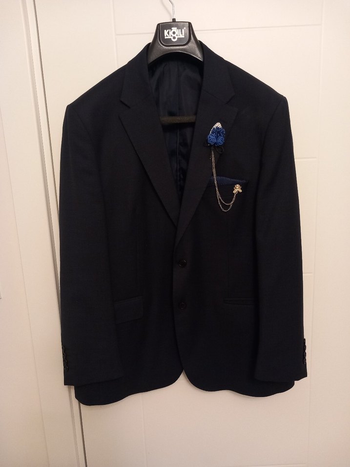 Düz Lacivert Erkek Takım Ceketi - Görsel 2