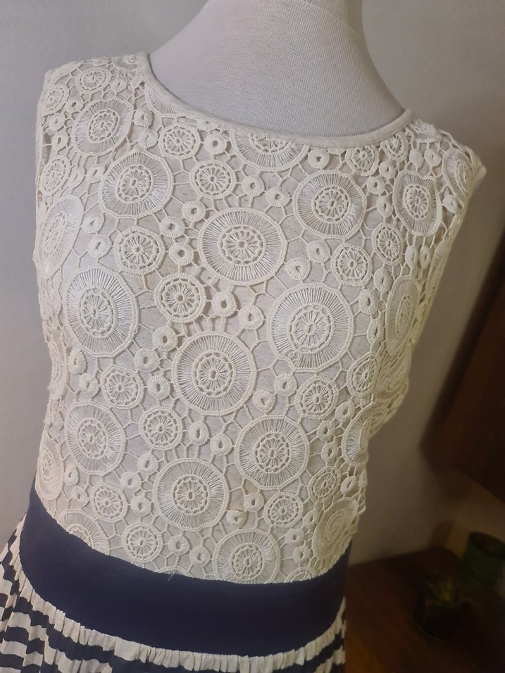 Dantel Detaylı Bohem Midi Elbise - Görsel 3