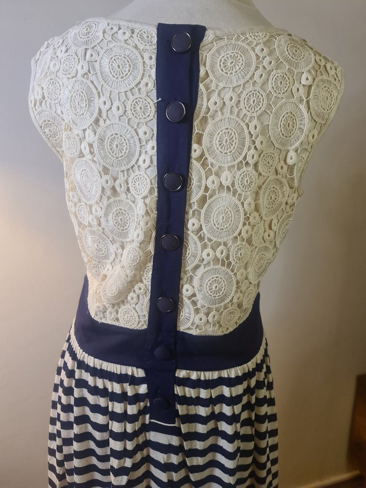 Dantel Detaylı Bohem Midi Elbise - Görsel 4