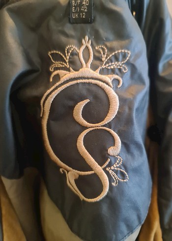 Gri Deri Biker Ceket Düğmeli - Görsel 3