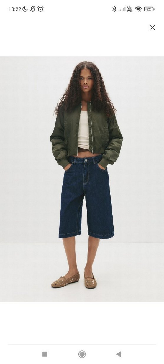 Şık Haki Fermuarlı Kadın Ceket - Görsel 3