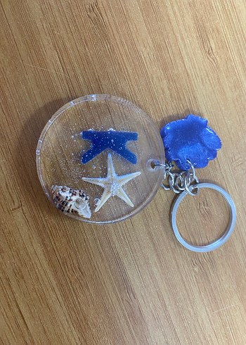 Epoksi Renkli Boncuklu Bohem Kadın Anahtarlık - Görsel 5