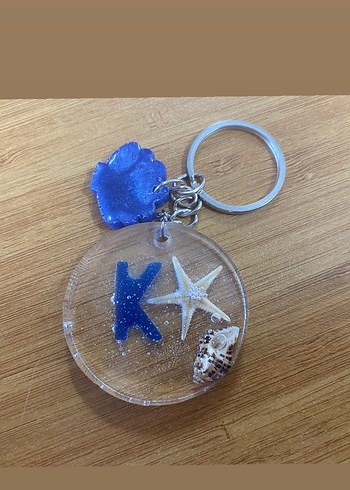 Epoksi Renkli Boncuklu Bohem Kadın Anahtarlık - Görsel 4