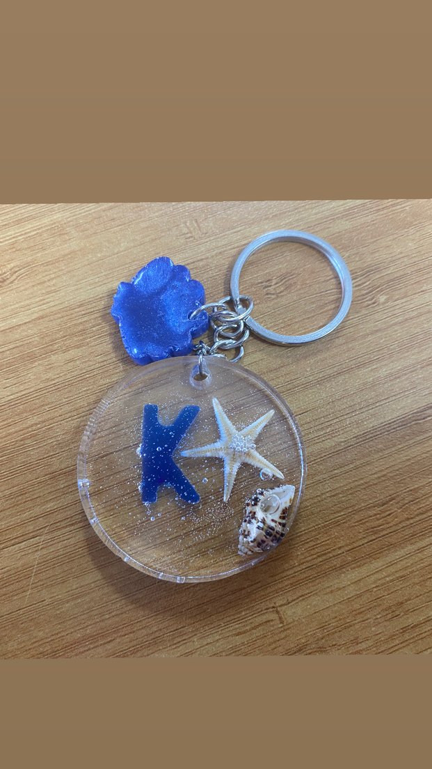 Epoksi Renkli Boncuklu Bohem Kadın Anahtarlık - Görsel 4