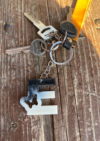 Renkli Bohem Zincir Detaylı Anahtarlık - Görsel 2