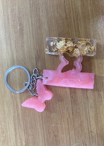 Renkli Bohem Zincir Detaylı Anahtarlık - Görsel 3