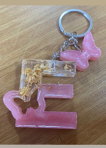 Renkli Bohem Zincir Detaylı Anahtarlık - Görsel 7