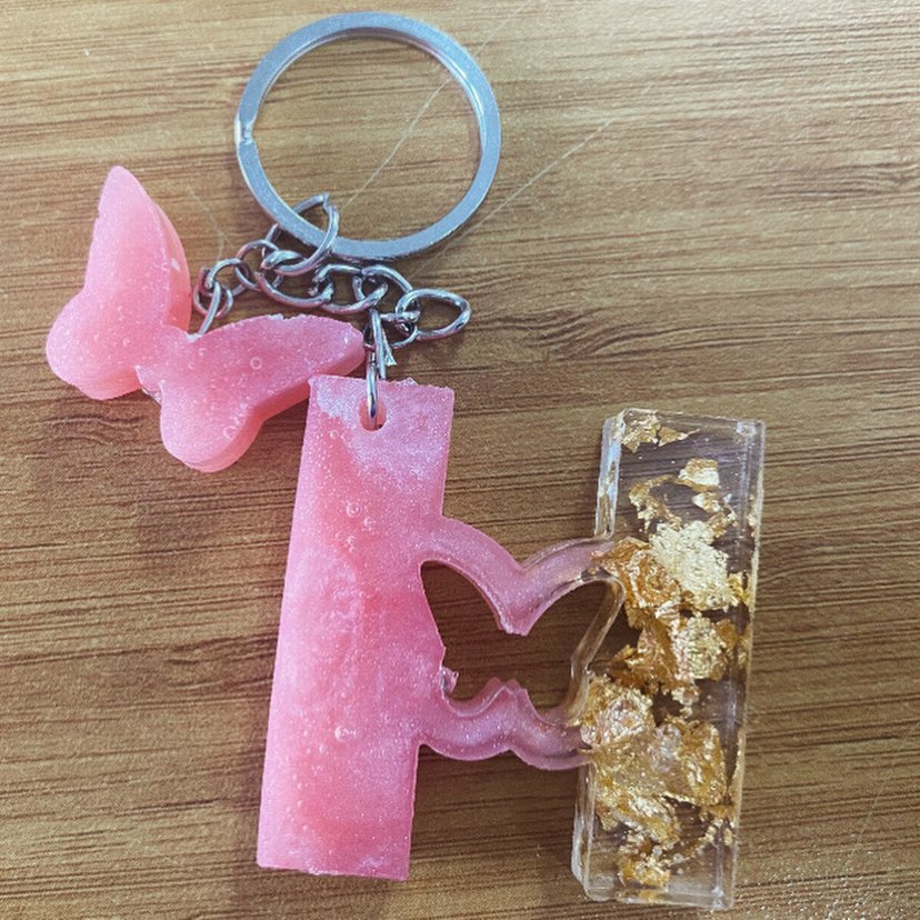 Renkli Bohem Zincir Detaylı Anahtarlık - Görsel 5