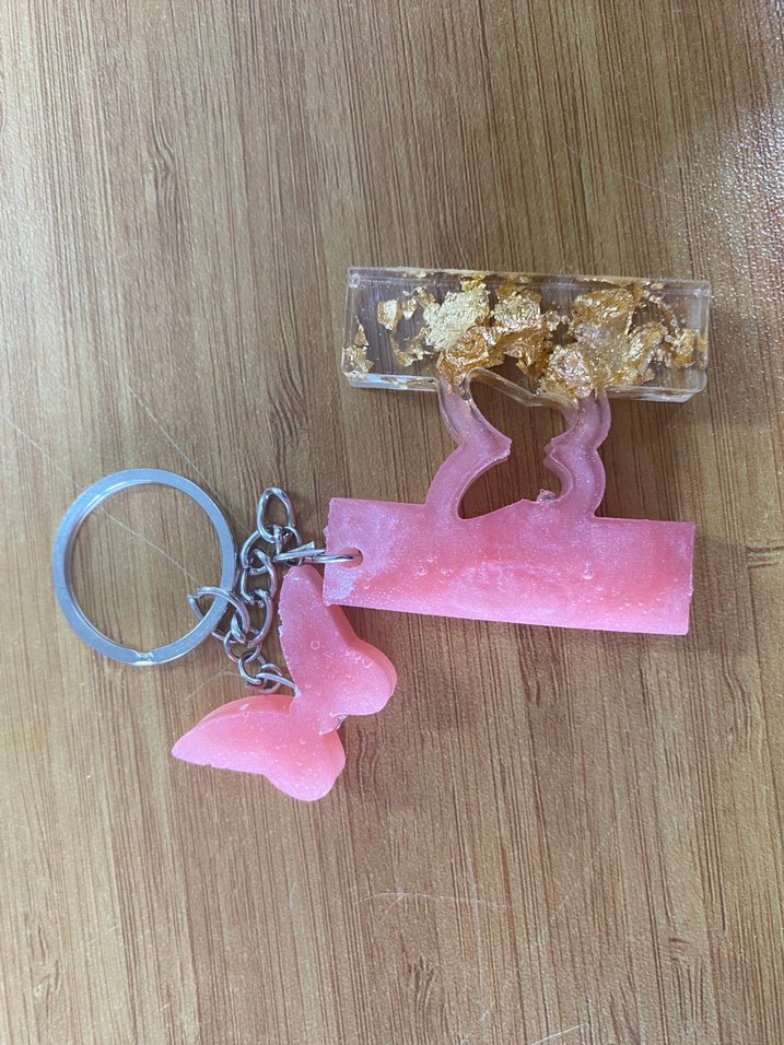 Renkli Bohem Zincir Detaylı Anahtarlık - Görsel 3