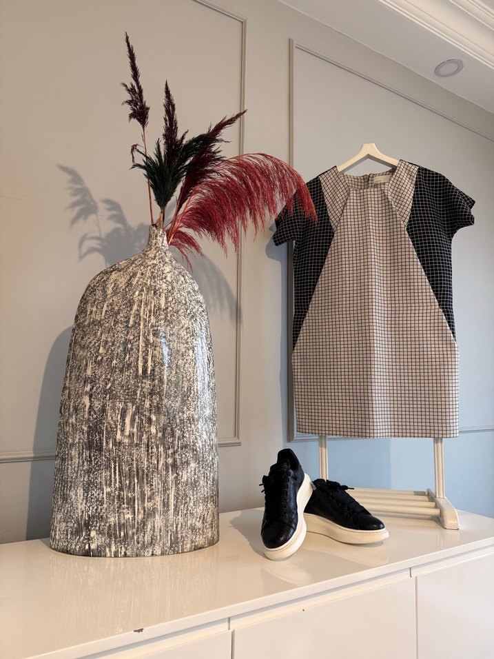 Roman / Gipsy  Modern Kanguru Elbise & Ekose Tasarım - Görsel 4