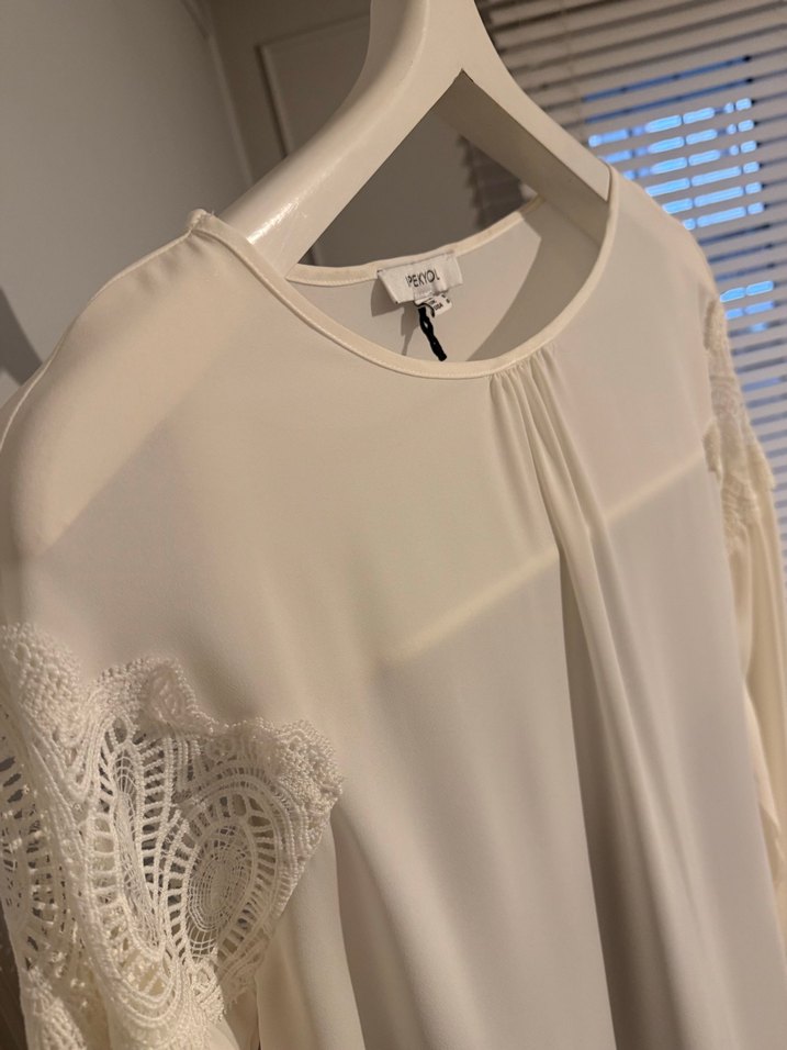 İpekyol Zarefeti: Ekru Drapeli Kadın Bluz - Görsel 2