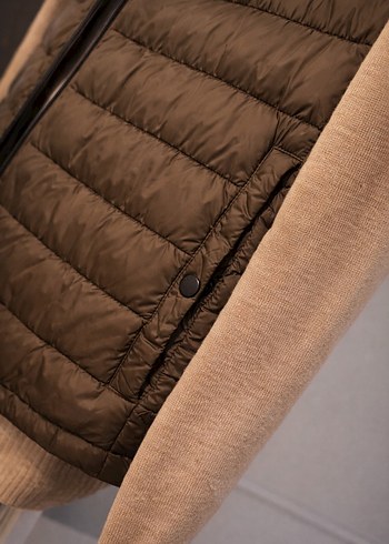 BOSS Haki Kapitone Erkek Yelek  Rafine Şıklık ve Maksimum Konfor - Görsel 5