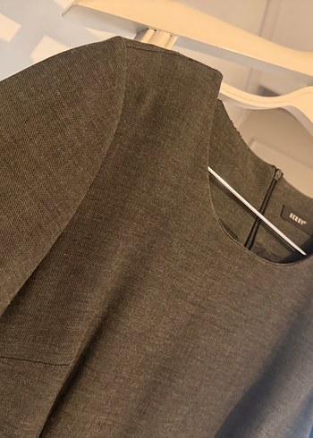 Herry Antrasit Modern Elbise - Çaba Gerektirmeyen Şıklık - Görsel 5