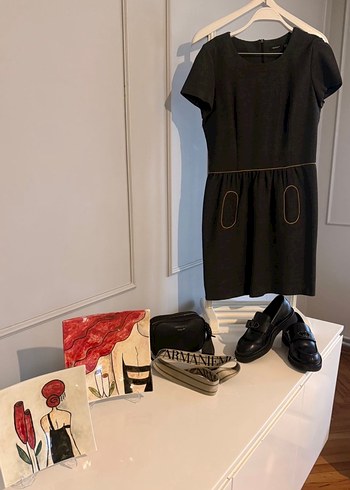 Herry Antrasit Modern Elbise - Çaba Gerektirmeyen Şıklık - Görsel 9