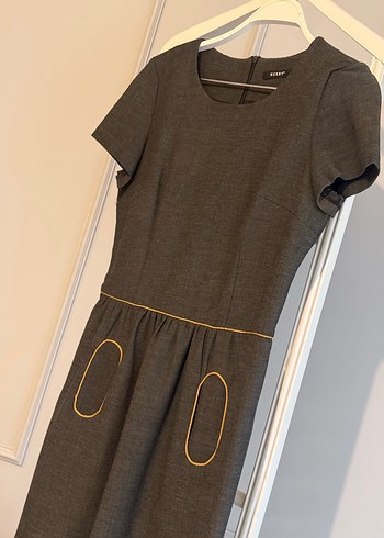 Herry Antrasit Modern Elbise - Çaba Gerektirmeyen Şıklık - Görsel 6