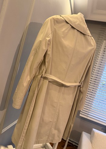 Yargıcı | Bej Su İtici Yağmurluk  Trençkot - Görsel 11