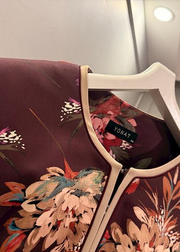 Büyük Beden Floral Ceket - Görsel 7