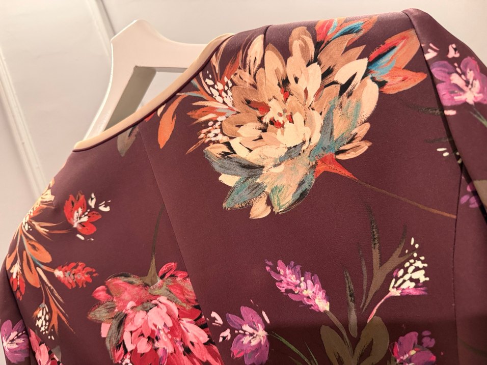 Büyük Beden Floral Ceket - Görsel 4