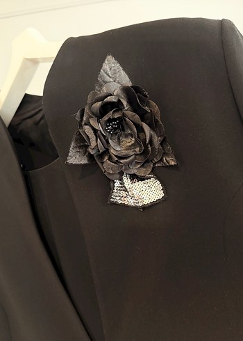 Özel Tasarım Siyah Elbise Takım - Görsel 3