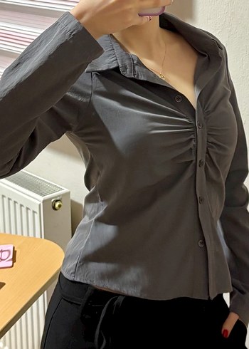 Y2k office siren gömlek - Görsel 3