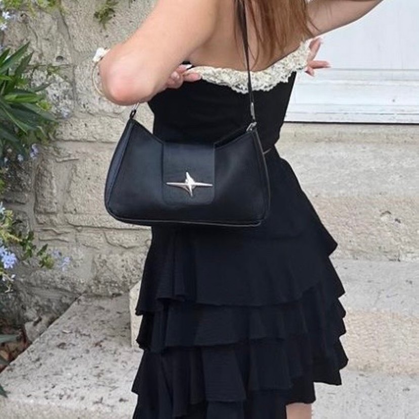 Shein Siyah Baget Çanta - Görsel 3