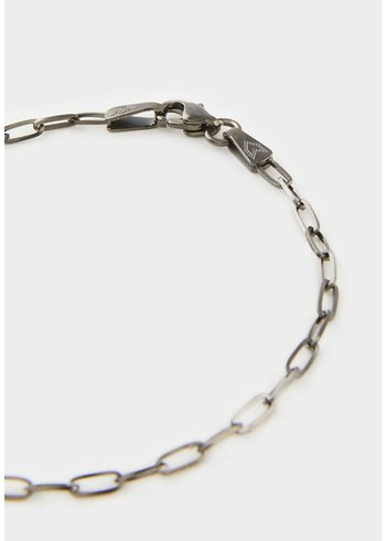 Gri Minimalist Erkek Bileklik - Görsel 2