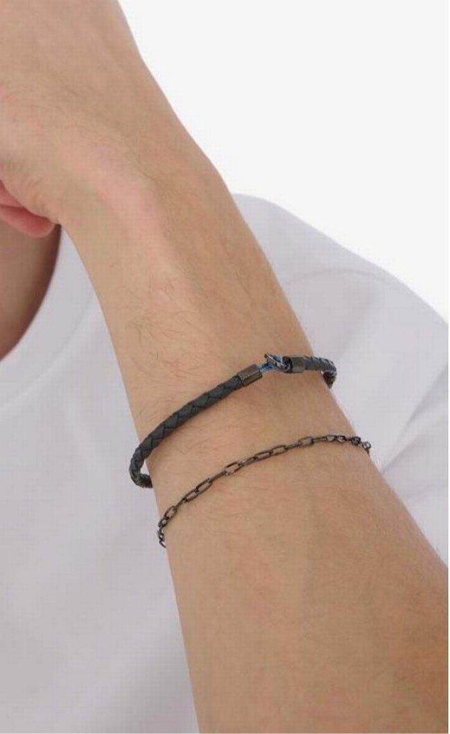 Gri Minimalist Erkek Bileklik - Görsel 4