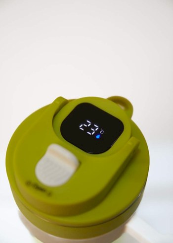 Yeşil Çocuk Termos Bardak - Görsel 3