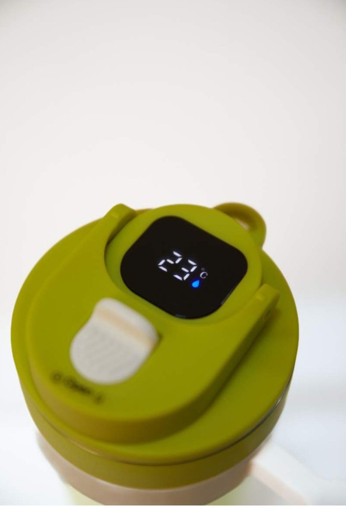 Yeşil Çocuk Termos Bardak - Görsel 3