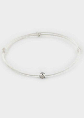 Minimalist Beyaz Erkek Bileklik - Görsel 4