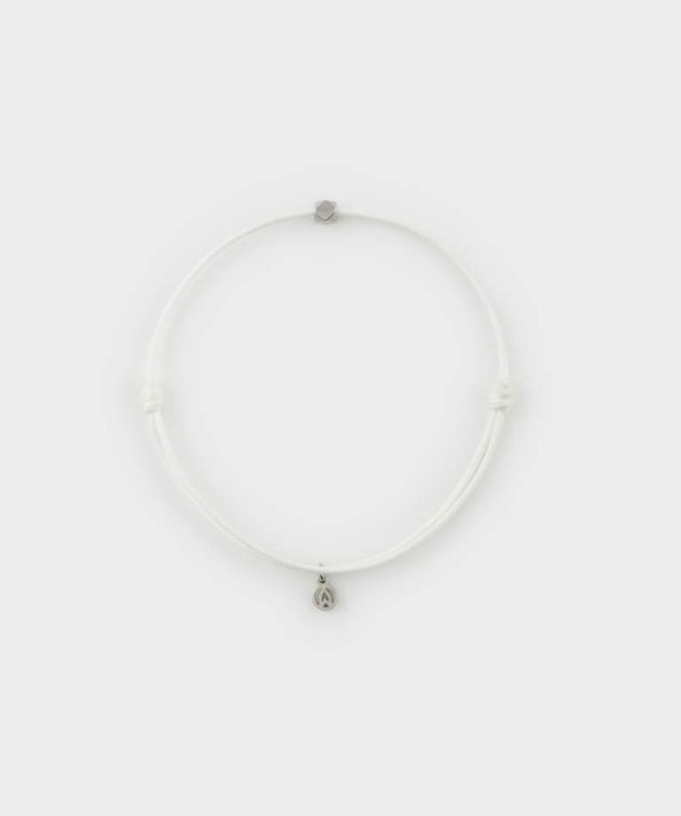 Minimalist Beyaz Erkek Bileklik - Görsel 3