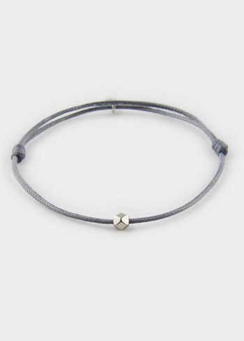 Gri Elastik Minimalist Erkek Bileklik - Görsel 3