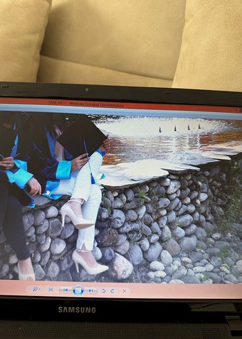 Bej Tokalı Stiletto Topuklu Kadın Ayakkabı - Görsel 4