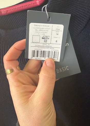 Pierre Cardin Siyah Basic Erkek Triko - Görsel 8