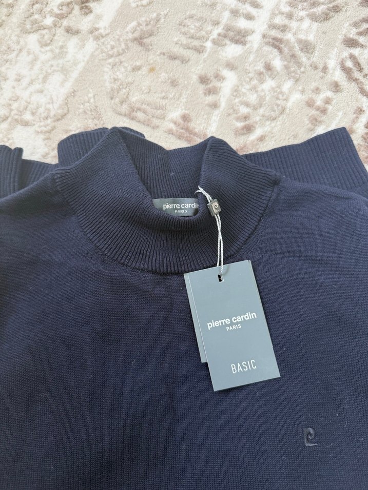 Pierre Cardin Siyah Basic Erkek Triko - Görsel 2