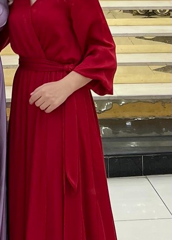 Kırmızı abıye - Görsel 3