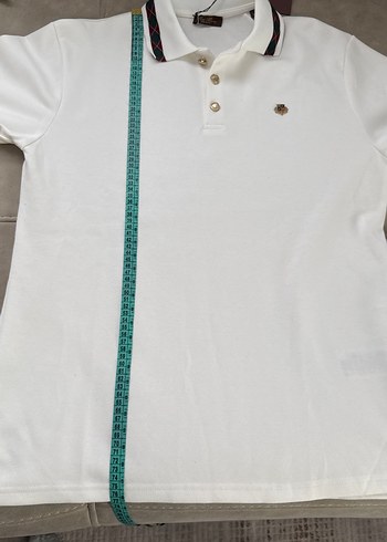 Loro piana Beyaz Pamuklu Erkek Polo sweatshirt - Görsel 8