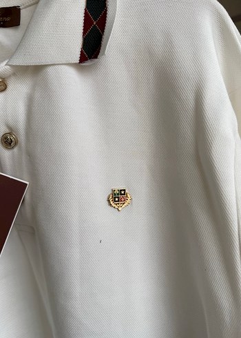 Loro piana Beyaz Pamuklu Erkek Polo sweatshirt - Görsel 3