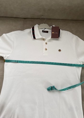 Loro piana Beyaz Pamuklu Erkek Polo sweatshirt - Görsel 7