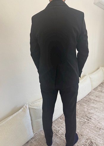 Siyah Düğmeli smokin takım erkek - Görsel 8