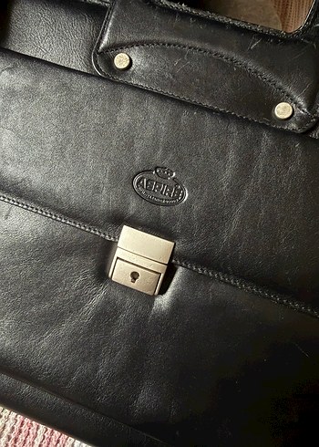 Klasik Siyah Erkek Evrak Çantası - Görsel 3