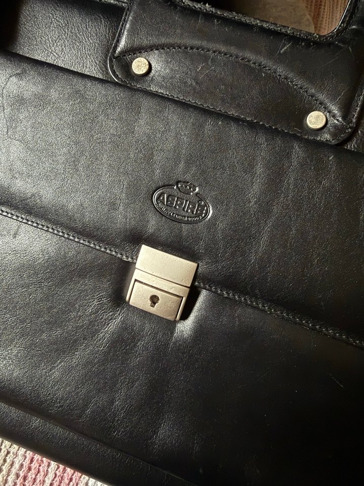 Klasik Siyah Erkek Evrak Çantası - Görsel 3